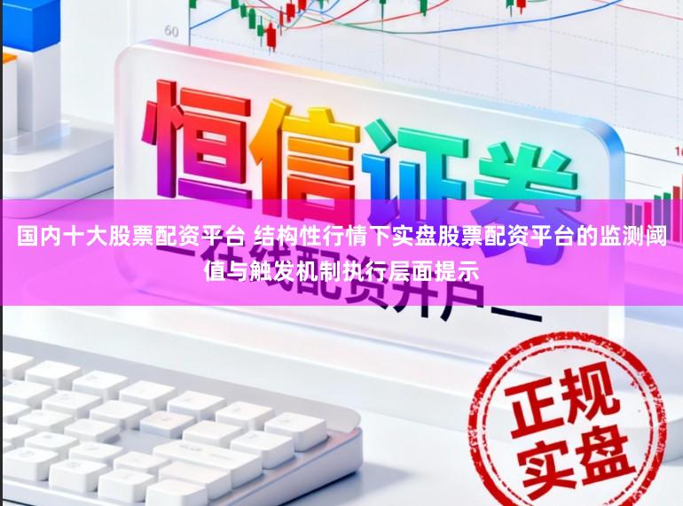 国内十大股票配资平台 结构性行情下实盘股票配资平台的监测阈值与触发机制执行层面提示