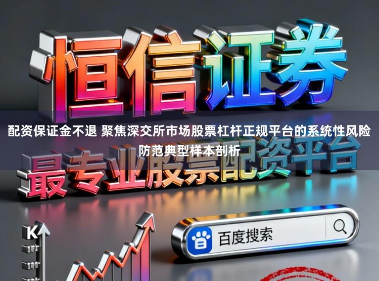 配资保证金不退 聚焦深交所市场股票杠杆正规平台的系统性风险防范典型样本剖析