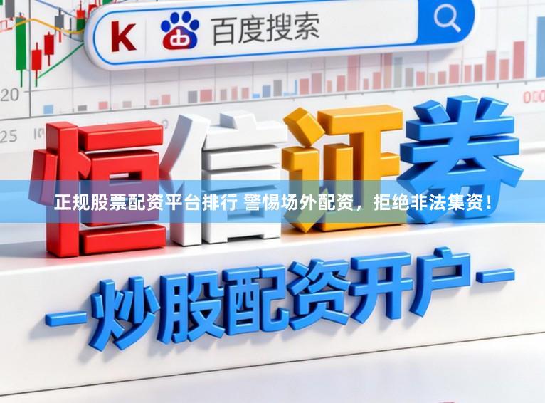 正规股票配资平台排行 警惕场外配资，拒绝非法集资！