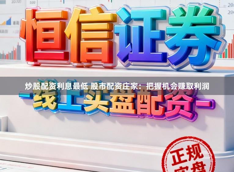 炒股配资利息最低 股市配资庄家：把握机会赚取利润